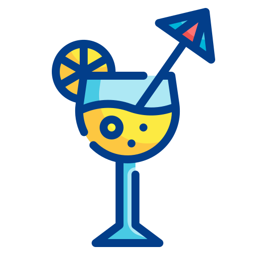 cocktail Wanicon Lineal Color icon