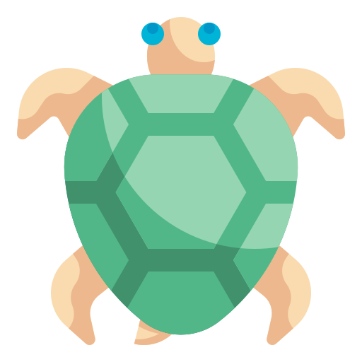 Turtle Wanicon Flat icon