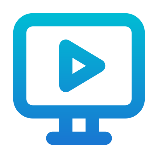 video streaming Generic Gradient icona