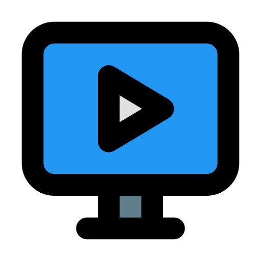 video streamen Generic Outline Color icoon