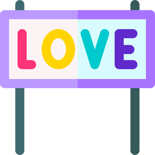 amor Basic Rounded Flat icono