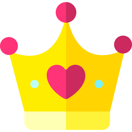 Crown Basic Rounded Flat icon