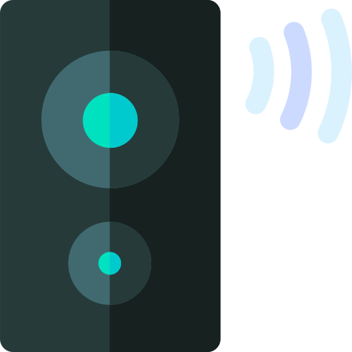 Loud speaker Basic Rounded Flat icon