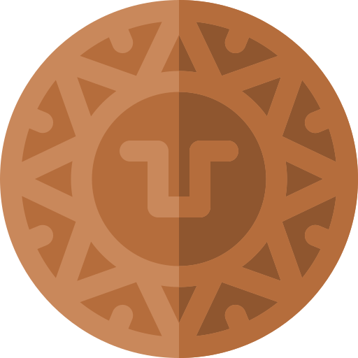 Aztec calendar Basic Rounded Flat icon