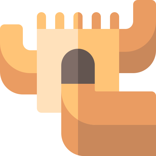 Great wall of china Basic Rounded Flat icon