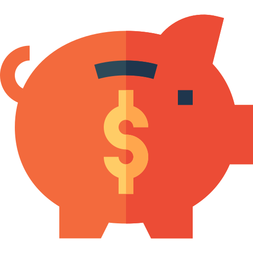 Savings Basic Straight Flat icon