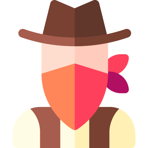 cowboy Basic Rounded Flat icon