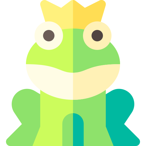 Frog prince Basic Rounded Flat icon