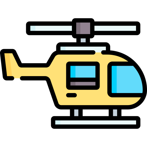 Air taxi Special Lineal color icon