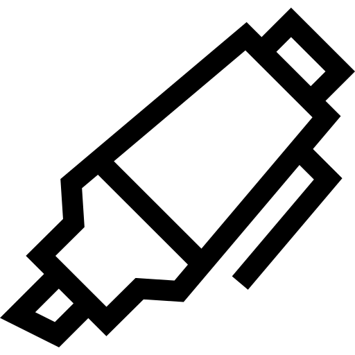 marcatore Basic Straight Lineal icona