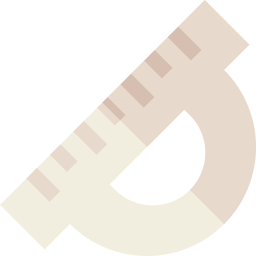 winkelmesser Basic Straight Flat icon