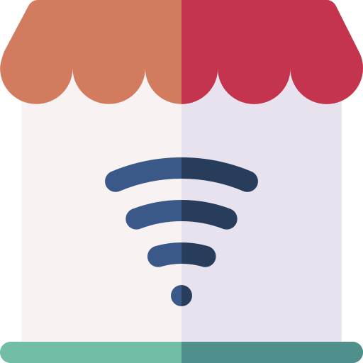 Online shop Basic Rounded Flat icon