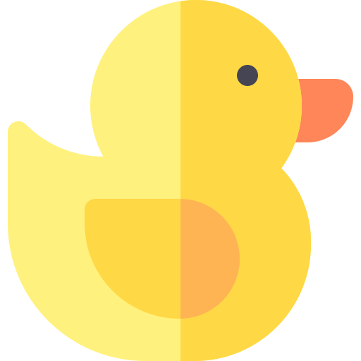 Rubber duck Basic Rounded Flat icon