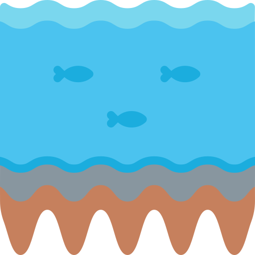 Ocean floor Special Flat icon
