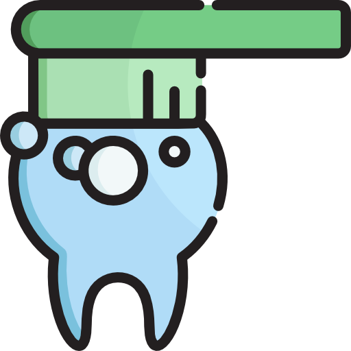 Brushing teeth Special Lineal color icon