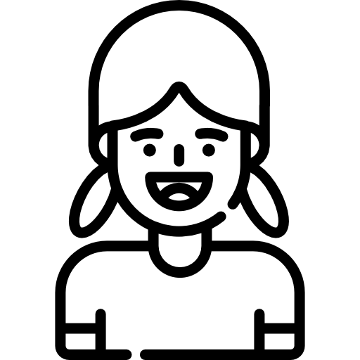 女の子 Special Lineal icon