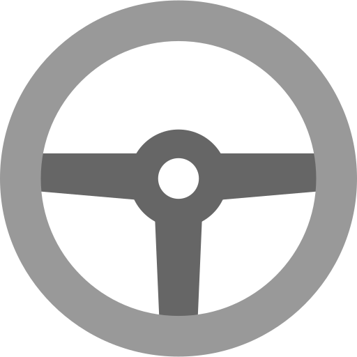 Steering wheel Alfredo Hernandez Flat icon