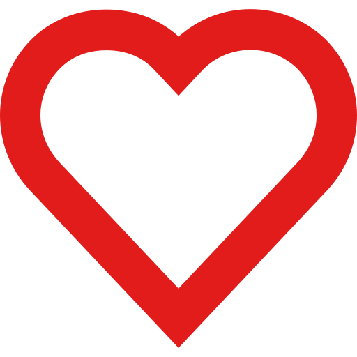 kształt serca Alfredo Hernandez Flat ikona
