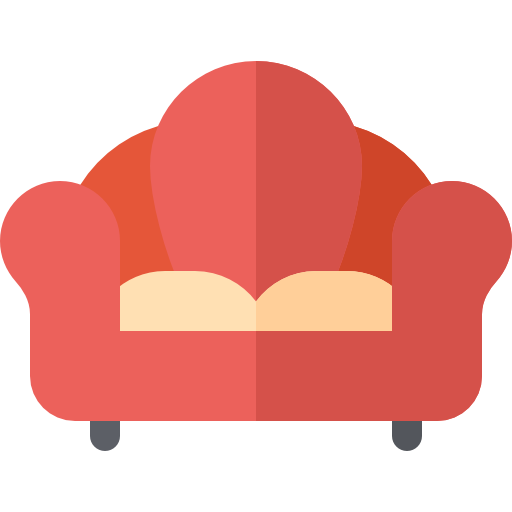 sofá Basic Rounded Flat icono