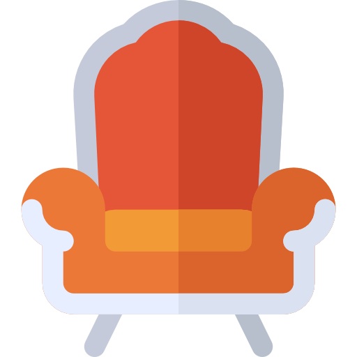 Armchair Basic Rounded Flat icon