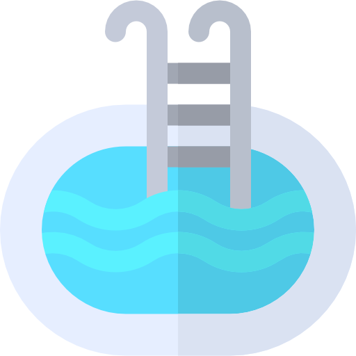 Swimming pool Basic Rounded Flat icon