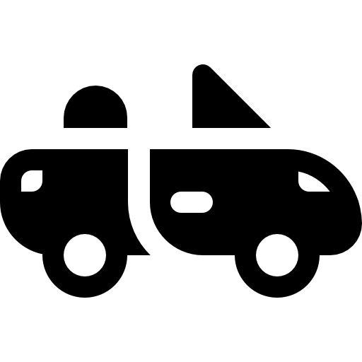 Cabriolet Basic Rounded Filled icon