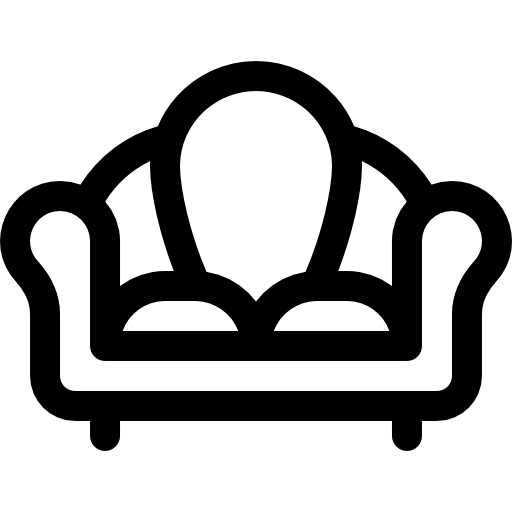 Sofa Basic Rounded Lineal icon