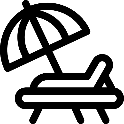 hamak Basic Rounded Lineal ikona
