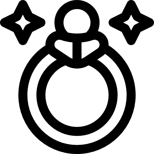 指輪 Basic Rounded Lineal icon