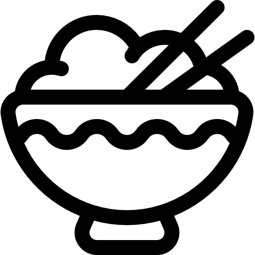丼鉢 Basic Rounded Lineal icon