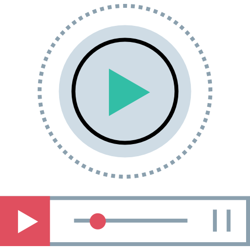 Video player Alfredo Hernandez Flat icon