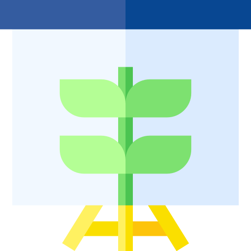 wachstum Basic Straight Flat icon