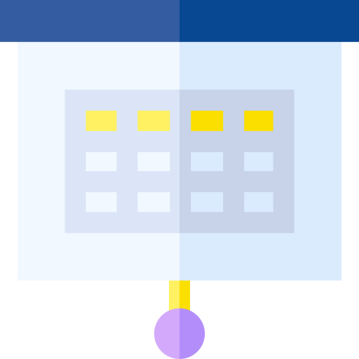 データ表 Basic Straight Flat icon