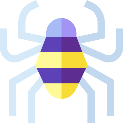 거미 Basic Straight Flat icon