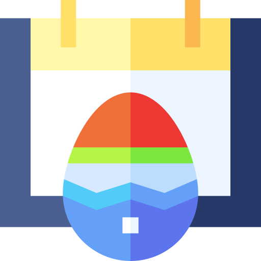Easter day Basic Straight Flat icon