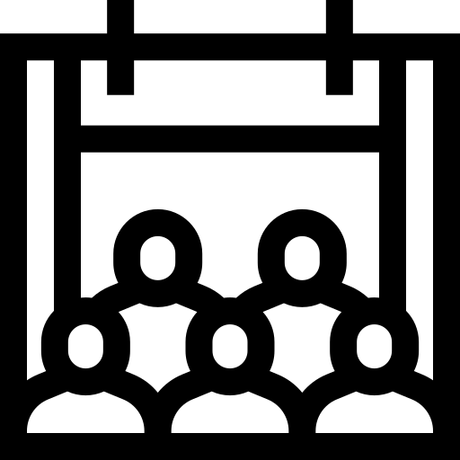 spotkanie Basic Straight Lineal ikona