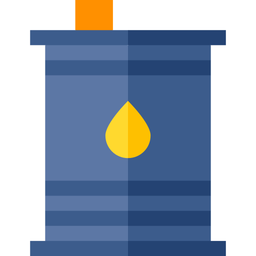 Oil barrel Basic Straight Flat icon