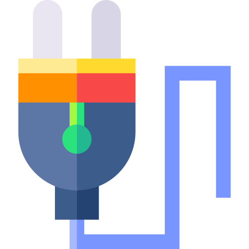 stecker Basic Straight Flat icon