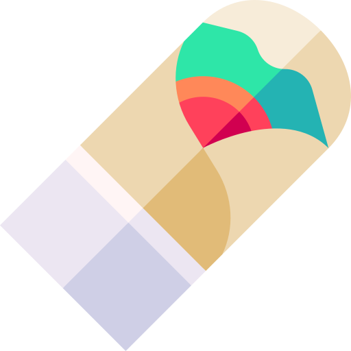 kebab Basic Straight Flat icoon