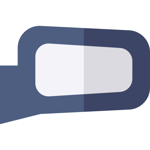 espejo lateral Basic Straight Flat icono