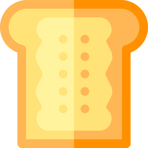 Bread Basic Rounded Flat icon