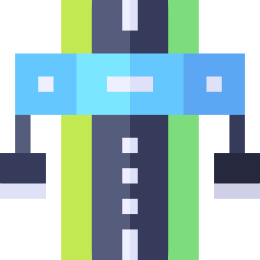 高速道路 Basic Straight Flat icon