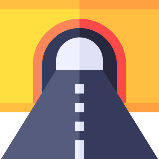 tunel Basic Straight Flat ikona