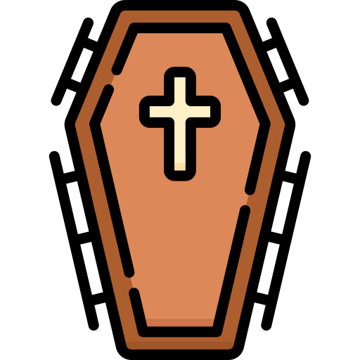 Coffin Special Lineal color icon