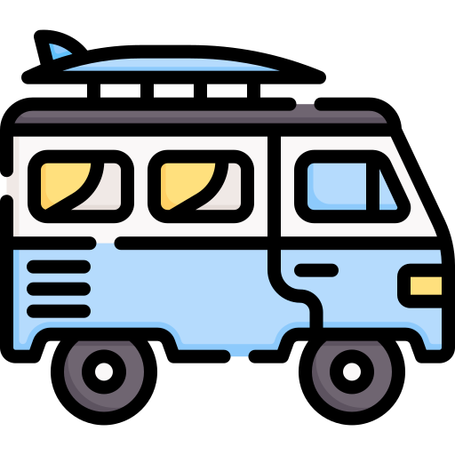 furgone da surf Special Lineal color icona