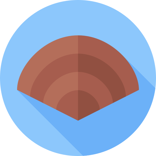 Clam Flat Circular Flat icon
