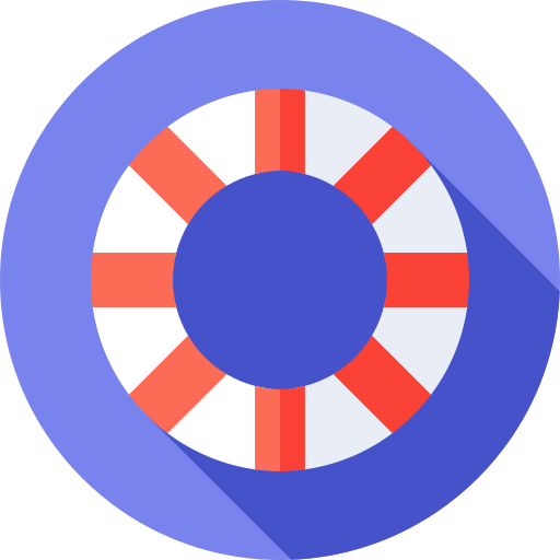 rettungsring Flat Circular Flat icon