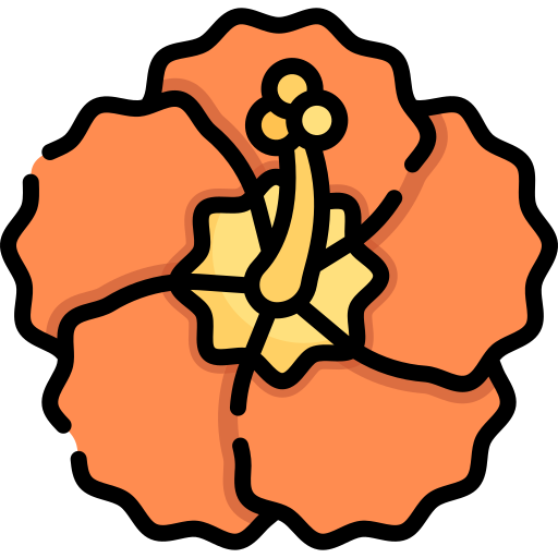 Hibiscus Special Lineal color icon