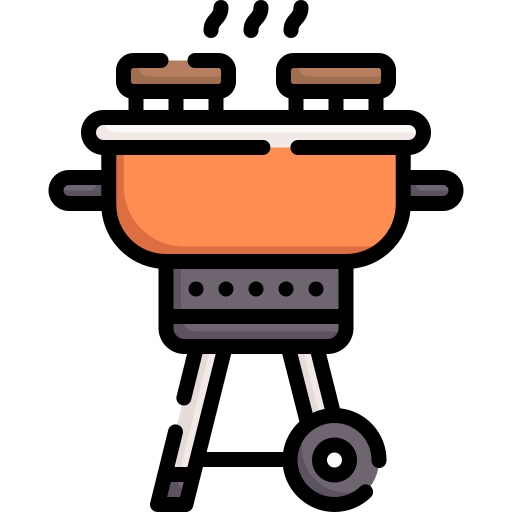 Barbecue Special Lineal color icon