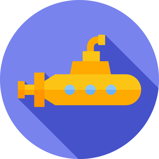 sottomarino Flat Circular Flat icona